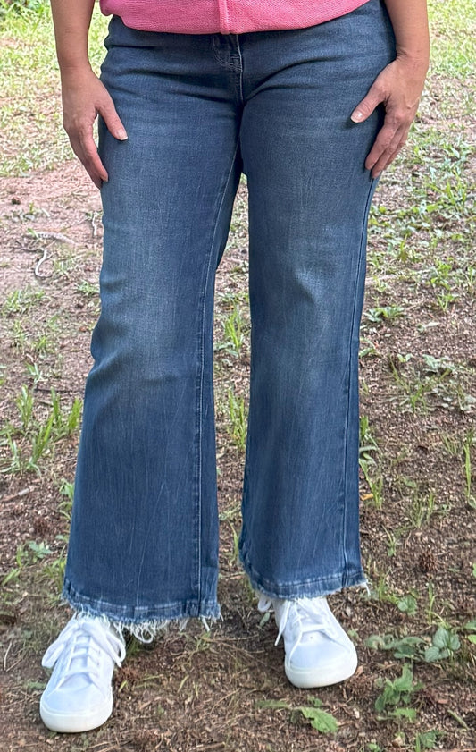 Rugged Mineral Washed Jeans - Sail Blue